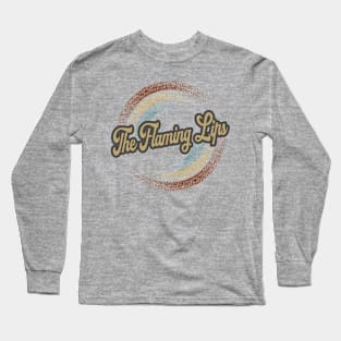 The Flaming Lips Circular Fade Long Sleeve T-Shirt